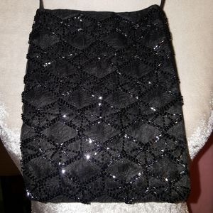 Bloomingdales Sequin Evening Purse